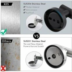 Gancho Para Toallas Gancho Para Pared Negro Gancho Para Baño 2 Piezas Acero Inoxidable SUS304, A2164DG-BK-P2 9 Gancho Para Toallas Gancho Para Pared Negro Gancho Para Baño 2 Piezas Acero Inoxidable SUS304, A2164DG-BK-P2 -Hogar Baño Tienda 79936515 3