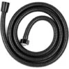 Manguera De Ducha De Acero Inoxidable Negro 2m Conector De G1/2 Flexos De Ducha Para Baño Bañera