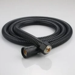 Manguera De Ducha De Acero Inoxidable Negro 2m Conector De G1/2 Flexos De Ducha Para Baño Bañera -Hogar Baño Tienda 81390482 4