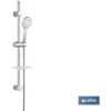 KIT DUCHA BARRA DESLIZANTE 3 PCS 5 FUNCIONES BLANCO -Hogar Baño Tienda 81941945 1