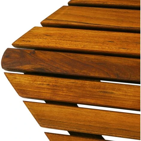 PrixPrime - Tarima Ideal Para Ducha Y Baño De 71 X 71 Cm De Madera Teca Certificada 5 PrixPrime - Tarima Ideal Para Ducha Y Baño De 71 X 71 Cm De Madera Teca Certificada - Imagen 3