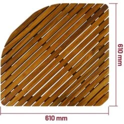 PrixPrime - Tarima Ideal Para Ducha Y Baño De 71 X 71 Cm De Madera Teca Certificada 10 PrixPrime - Tarima Ideal Para Ducha Y Baño De 71 X 71 Cm De Madera Teca Certificada -Hogar Baño Tienda 82140206 4