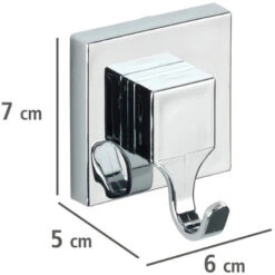 WENKO Vacuum-Loc® Percha Mural Quadro -Hogar Baño Tienda 8439942 5