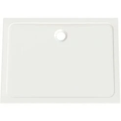 Bandeja De Ducha De Diseño Blanco 120x90x3cm