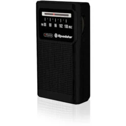Roadstar TRA-1230BK Radio Portátil FM Analógica, Funciona A Pilas, Toma De Auriculares Transistor Pequeño Y Ligero Negro -Hogar Baño Tienda 87083995 5