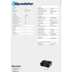 Roadstar CLR-700 Qi Radio Reloj Despertador Digital PLL FM, Cargador Inalámbrico Móvil Smartphone Con Tecnología QI Negro -Hogar Baño Tienda 87084018 3