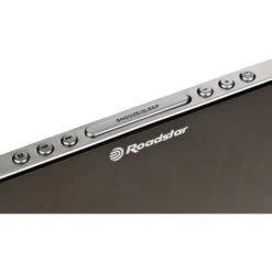 Roadstar CLR-2615 Radio Reloj Despertador Digital PLL FM 2 Alarmas, Gran Pantalla LCD, Snooze, Temporizador, Slim Negro/Plata -Hogar Baño Tienda 87084037 4
