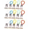 Clip De Almacenamiento De Paño De Cocina De Metal De 15 Piezas, Clip De Toalla De Color, Clip Para Colgar Tela, Clip De Toalla De Plato, Clip De Toalla De Playa, Para Cocina Y Baño -Hogar Baño Tienda 87687958 1