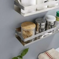 Estante De Pared Para Baño 20-40 Cm Moderno Negro Mate Baño Cocina Ducha Cepillado (40-116 Cm) 9 Estante De Pared Para Baño 20-40 Cm Moderno Negro Mate Baño Cocina Ducha Cepillado (40-116 Cm) -Hogar Baño Tienda 87690405 3