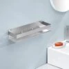 -Estante De Baño Estante De Ducha De Acero Inoxidable Negro Estantes De Ducha Montados En La Pared Almacenamiento De 23 Cm -Hogar Baño Tienda 87694222 1