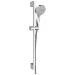 Hansgrohe Vernis Blend Conjunto De Ducha Grifo Monomando + Teleducha 2 Chorros + Barra 65cm, Cromo (71640000-Vernis) -Hogar Baño Tienda 87874061 3
