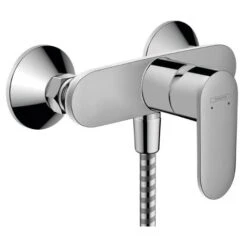 Hansgrohe Vernis Blend Conjunto De Ducha Grifo Monomando + Teleducha 2 Chorros + Barra 65cm, Cromo (71640000-Vernis) -Hogar Baño Tienda 87874061 4