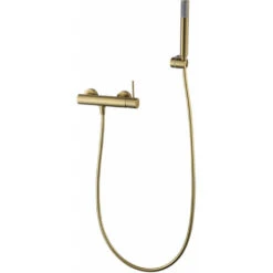 Grifo De Kit Ducha Monza Oro Cepillado [ IMEX® ]