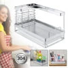 Estanterías Y Cestas De Ducha Organizador De Fregadero Bandeja De Cocina De Acero Inoxidable Portaesponjas Organizador De Lavabo Caddy HENGMEI 1 Estanterías Y Cestas De Ducha Organizador De Fregadero Bandeja De Cocina De Acero Inoxidable Portaesponjas Organizador De Lavabo Caddy HENGMEI -Hogar Baño Tienda 88768983 1