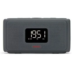 Radio Despertador Bluetooth Aiwa Cru-80bt Reloj Despetador Con Radio Y Bateria Lector Usb/microsd 2x10w Rms