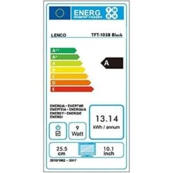 Lenco Telewizor TFT-1038 Black -Hogar Baño Tienda 90253340 3