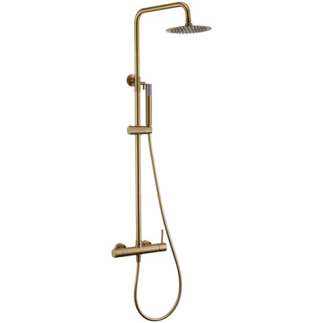 IMEX BDM039/OC MONZA Conjunto Grifo Ducha Monomando Oro Cepillado 3 IMEX BDM039/OC MONZA Conjunto Grifo Ducha Monomando Oro Cepillado