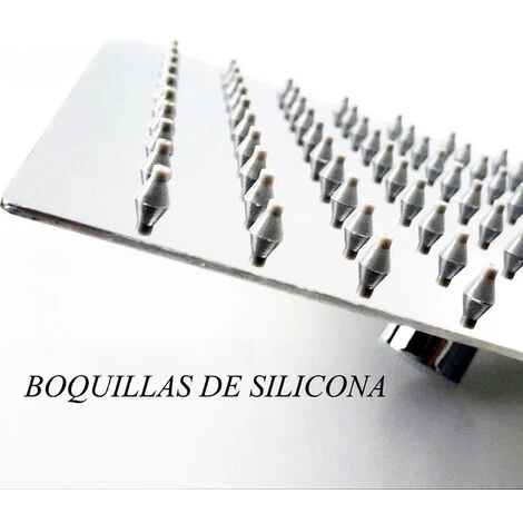 Aica Columna Ducha Cromada Con Grifo Termostático 38°C, Ducha De Baño, Rociador Cuadrado Con Manguera Cromada Plata Brillante, Ducha Lluvia, 80-116 Cm 4 Aica Columna Ducha Cromada Con Grifo Termostático 38°C, Ducha De Baño, Rociador Cuadrado Con Manguera Cromada Plata Brillante, Ducha Lluvia, 80-116 Cm - Imagen 2