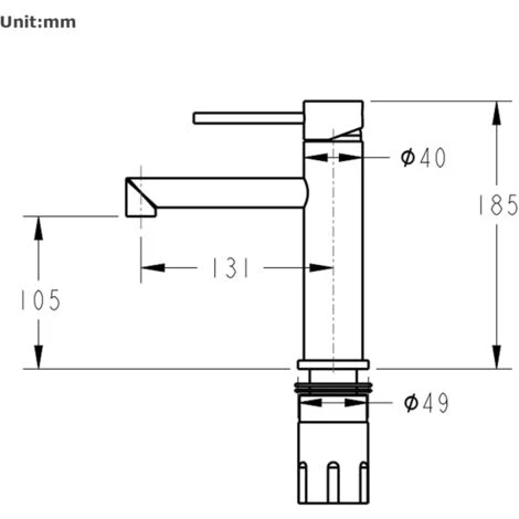 ONECE Grifo De Lavabo, Grifo Baño Monomando, Grifos Mezclador Para Lavabo Anti-ruido, Grifo Lavabo De Acero Inoxidable 304, Aireador Extraíble, Agua Fría Y Caliente, Válvula De Cerámica, Cepillado 6 ONECE Grifo De Lavabo, Grifo Baño Monomando, Grifos Mezclador Para Lavabo Anti-ruido, Grifo Lavabo De Acero Inoxidable 304, Aireador Extraíble, Agua Fría Y Caliente, Válvula De Cerámica, Cepillado - Imagen 4