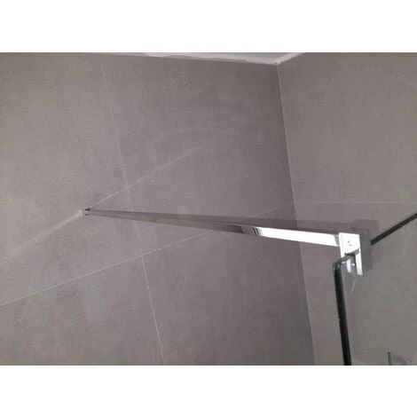 MAMPARAS DE DUCHA FRONTALES PUERTA FIJO WALK IN ANTICAL Outletaseo® 8MM CRISTAL BARRA 60CM-100CM 【60 CM】 6 MAMPARAS DE DUCHA FRONTALES PUERTA FIJO WALK IN ANTICAL Outletaseo® 8MM CRISTAL BARRA 60CM-100CM 【60 CM】 - Imagen 4