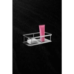 Exclusivo Carrito De Ducha De Acero Inoxidable - Estante Para Bañera De Baño Bandeja De Ducha Soporte Para Estante De Esquina Montado En La Pared (acero Inoxidable, 1 Nivel) -Hogar Baño Tienda 92813921 4