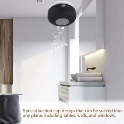 Manos Libres Ip4 Altavoz Bluetooth A Prueba De Agua Micrófono Incorporado Con Ventosa (Negro) 9 Manos Libres Ip4 Altavoz Bluetooth A Prueba De Agua Micrófono Incorporado Con Ventosa (Negro) -Hogar Baño Tienda 93547255 3