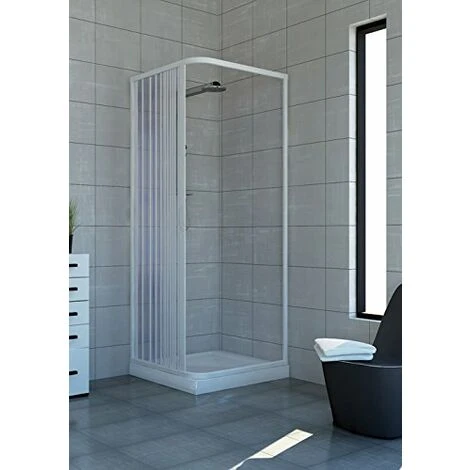 Box Doccia Acquario 70x70 Cm In PVC Con Apertura A Soffietto Laterale 4 Box Doccia Acquario 70x70 Cm In PVC Con Apertura A Soffietto Laterale - Imagen 2