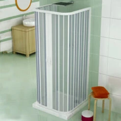 Cabina De Ducha Ariete 3 Lados 80x80x80 Cm Abertura Central