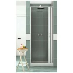 Cabina De Ducha Nicho Virgin 70xh185 En Apertura Lateral De Pvc -Hogar Baño Tienda 94040306 3