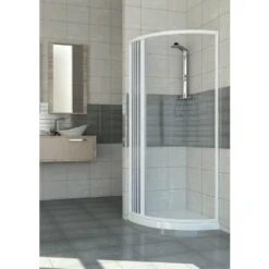 Cabina De Ducha Scorpion 80x80cm Abertura Semicircular Lateral -Hogar Baño Tienda 94040338 2