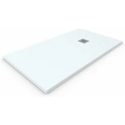 Plato De Ducha De Resina Extraplano ALLSTONE - Todas Las Medidas - 6 Colores - Válvula Y Rejilla De Regalo - Blanco Ral. 9003 70X70 CM