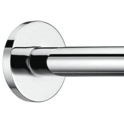 Brazo De Ducha Redondo Pared. Largo 37cm. Soporte Para Duchón Rociador Fijo. De Formas Redondeadas Para Anclados A Pared -Hogar Baño Tienda 9409650 3