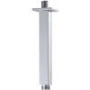 Brazo De Ducha Cuadrado Techo Altura 17cm. Soporte Para Duchón Rociador Fijo. De Formas Rectangulares Y Cuadradas Para Anclados A Techo