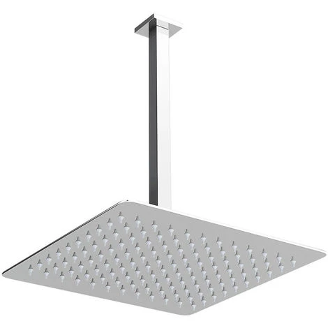 Brazo De Ducha Cuadrado Techo Altura 17cm. Soporte Para Duchón Rociador Fijo. De Formas Rectangulares Y Cuadradas Para Anclados A Techo 6 Brazo De Ducha Cuadrado Techo Altura 17cm. Soporte Para Duchón Rociador Fijo. De Formas Rectangulares Y Cuadradas Para Anclados A Techo - Imagen 4