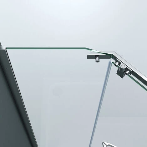 Doporro® Cabina De Ducha Pentagonal Rav08K 80x80x190 Mampara De Vidrio De Seguridad ESG Transparente Con Revestimiento Para Fácil Limpieza 6 Doporro® Cabina De Ducha Pentagonal Rav08K 80x80x190 Mampara De Vidrio De Seguridad ESG Transparente Con Revestimiento Para Fácil Limpieza - Imagen 4