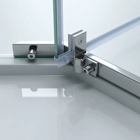 Doporro® Cabina De Ducha Pentagonal Rav08K 80x80x190 Mampara De Vidrio De Seguridad ESG Transparente Con Revestimiento Para Fácil Limpieza 7 Doporro® Cabina De Ducha Pentagonal Rav08K 80x80x190 Mampara De Vidrio De Seguridad ESG Transparente Con Revestimiento Para Fácil Limpieza - Imagen 5