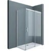 Doporro® Cabina De Ducha De Esquina Diseño Ravenna18, 70x100x195cm Con Puerta Corrediza Y Vidrio Templado De Seguridad Transparente, Entrada Izquierda Incluye Revestimiento Para Facil Limpieza -Hogar Baño Tienda 95191797 1