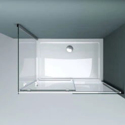 Doporro® Cabina De Ducha De Esquina Diseño Ravenna18, 70x100x195cm Con Puerta Corrediza Y Vidrio Templado De Seguridad Transparente, Entrada Izquierda Incluye Revestimiento Para Facil Limpieza 9 Doporro® Cabina De Ducha De Esquina Diseño Ravenna18, 70x100x195cm Con Puerta Corrediza Y Vidrio Templado De Seguridad Transparente, Entrada Izquierda Incluye Revestimiento Para Facil Limpieza -Hogar Baño Tienda 95191797 3