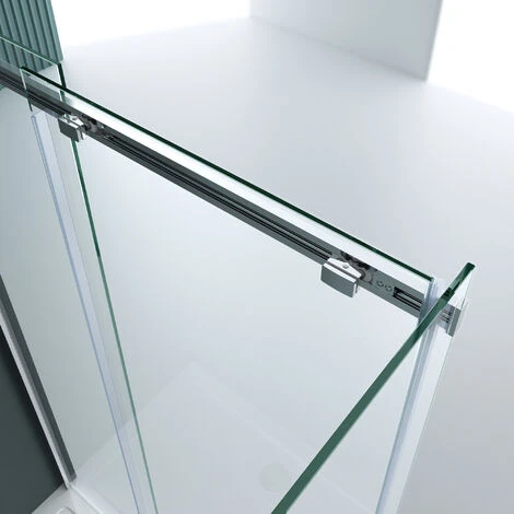 Doporro® Cabina De Ducha De Esquina Diseño Ravenna18, 70x100x195cm Con Puerta Corrediza Y Vidrio Templado De Seguridad Transparente, Entrada Izquierda Incluye Revestimiento Para Facil Limpieza 6 Doporro® Cabina De Ducha De Esquina Diseño Ravenna18, 70x100x195cm Con Puerta Corrediza Y Vidrio Templado De Seguridad Transparente, Entrada Izquierda Incluye Revestimiento Para Facil Limpieza - Imagen 4