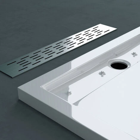 Doporro® Plato De Ducha Plano 80x100x5cm Diseño Xetro04W De Acrílico En Blanco Rectangular Adecuada Para Instalación A Nivel Del Suelo 6 Doporro® Plato De Ducha Plano 80x100x5cm Diseño Xetro04W De Acrílico En Blanco Rectangular Adecuada Para Instalación A Nivel Del Suelo - Imagen 4