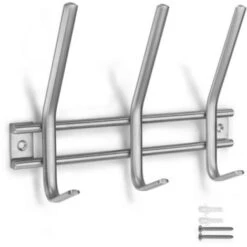 MEGANEI Percha Doble A.inox.3 Ganchos 3718