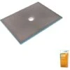 Wedi Fundo Primo Plato De Ducha Alicatable, Desaga¼e Centrado + Cola 320, 120 X 90 -Hogar Baño Tienda 95385386 1