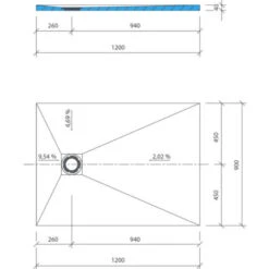 Wedi Fundo Primo Plato De Ducha Alicatable, Desaga¼e Descentrado + Cola 320, 120 X 90 11 Wedi Fundo Primo Plato De Ducha Alicatable, Desaga¼e Descentrado + Cola 320, 120 X 90 -Hogar Baño Tienda 95385547 5