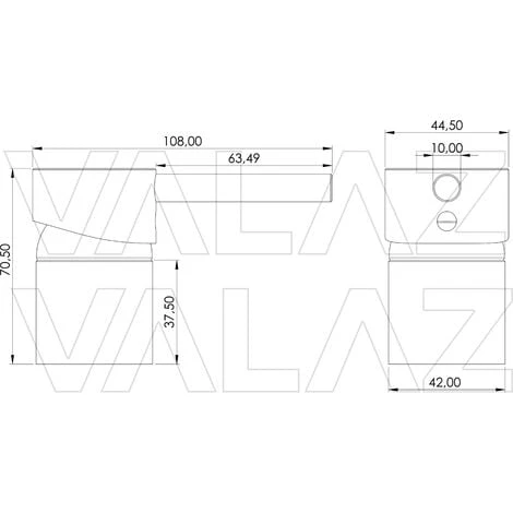 VALAZ Ducha Empotrada Monomando 1 Via Redonda Cromada A Pared Serie Guadiana - 20cm 5 VALAZ Ducha Empotrada Monomando 1 Via Redonda Cromada A Pared Serie Guadiana - 20cm - Imagen 3