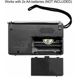 Mini Altavoz De Transistor De Radio Portátil Sintonizador Analógico FM/AM Botón De Sintonización Enchufe De Conector De 3,5 Mm 8 Mini Altavoz De Transistor De Radio Portátil Sintonizador Analógico FM/AM Botón De Sintonización Enchufe De Conector De 3,5 Mm -Hogar Baño Tienda 95668062 3