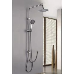 Columna De Ducha De Acero Inoxidable Monomando Serie Europa - IMEX