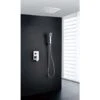 Griferia De Ducha Empotrada Pared Y Techo De Acero Inoxidable Monomando Serie Gales - IMEX -Hogar Baño Tienda 9581287 1