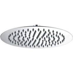 Rociador Redondo Extraplano De Acero Inoxidable 25cm - IMEX