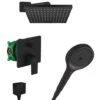 Hansgrohe Vernis Shape Rainfinity Conjunto De Ducha "todo En Uno" Con Ducha Mural 230 XXL + Teleducha 3 Rociadores, Negro Mate 1 Hansgrohe Vernis Shape Rainfinity Conjunto De Ducha "todo En Uno" Con Ducha Mural 230 XXL + Teleducha 3 Rociadores, Negro Mate -Hogar Baño Tienda 96903552 1