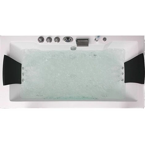 Bañera De Hidromasaje Guadalupe Blanca Con 38 Jets 4 Bañera De Hidromasaje Guadalupe Blanca Con 38 Jets - Imagen 2